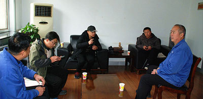 甘肅衛(wèi)視記者來星火機床公司采訪