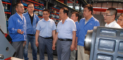 車床分會秘書長陳洪軍來星火機床公司調研